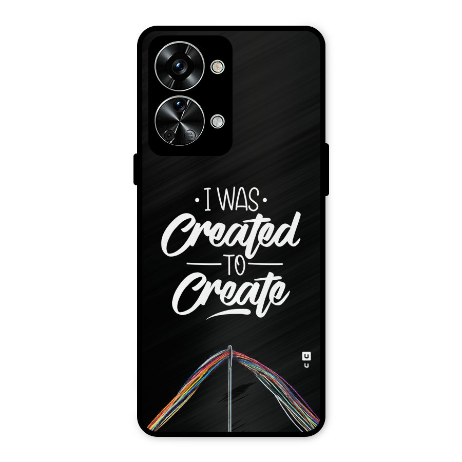 Created to Create Metal Back Case for OnePlus Nord 2T