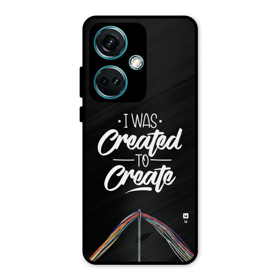 Created to Create Metal Back Case for OnePlus Nord CE 3 5G