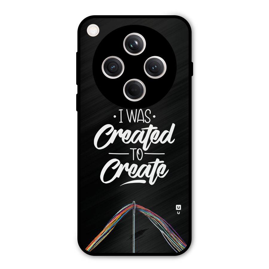 Created to Create Metal Back Case for Oppo Find X8