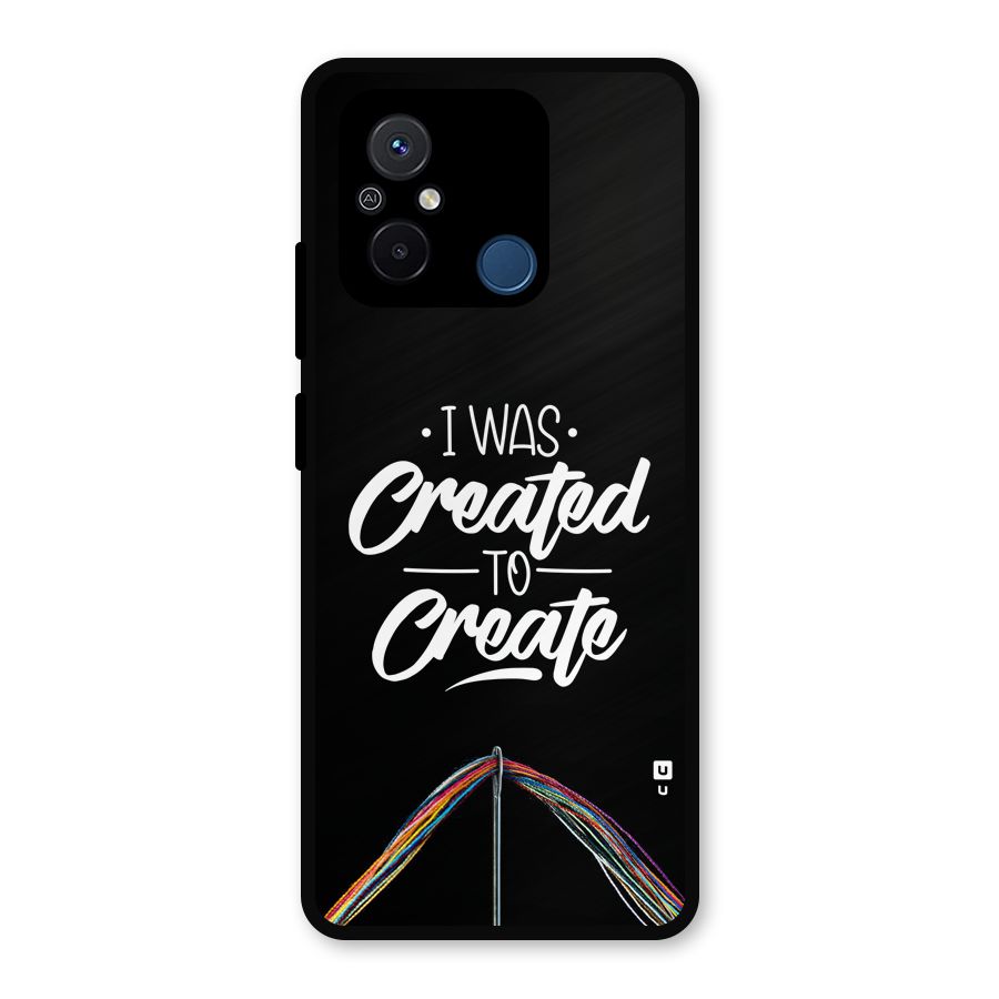 Created to Create Metal Back Case for Poco C55