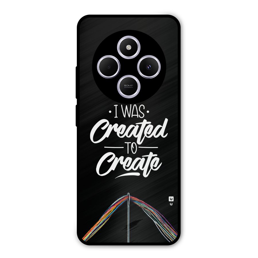 Created to Create Metal Back Case for Poco C75 5G