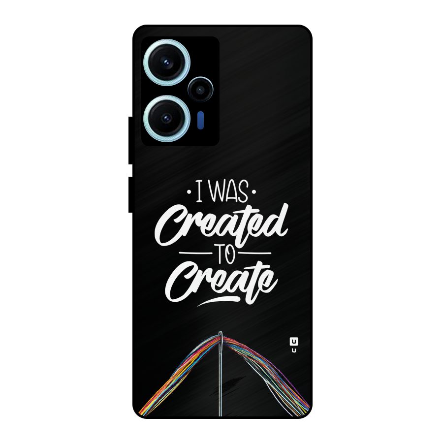 Created to Create Metal Back Case for Poco F5