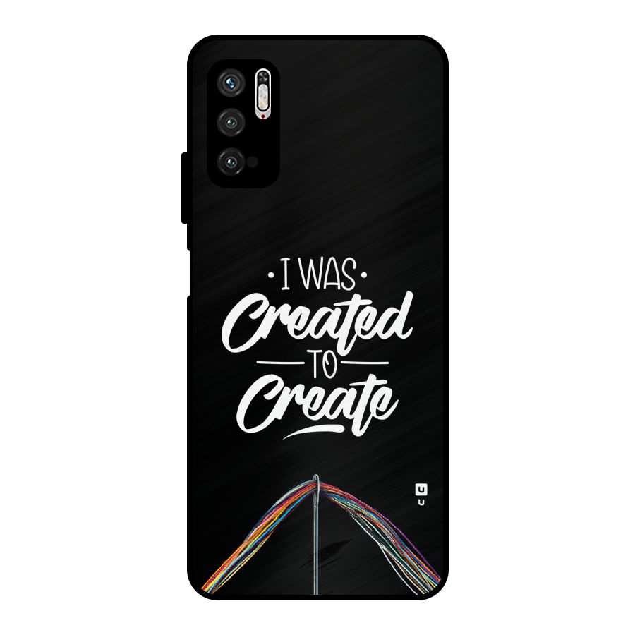Created to Create Metal Back Case for Poco M3 Pro 5G