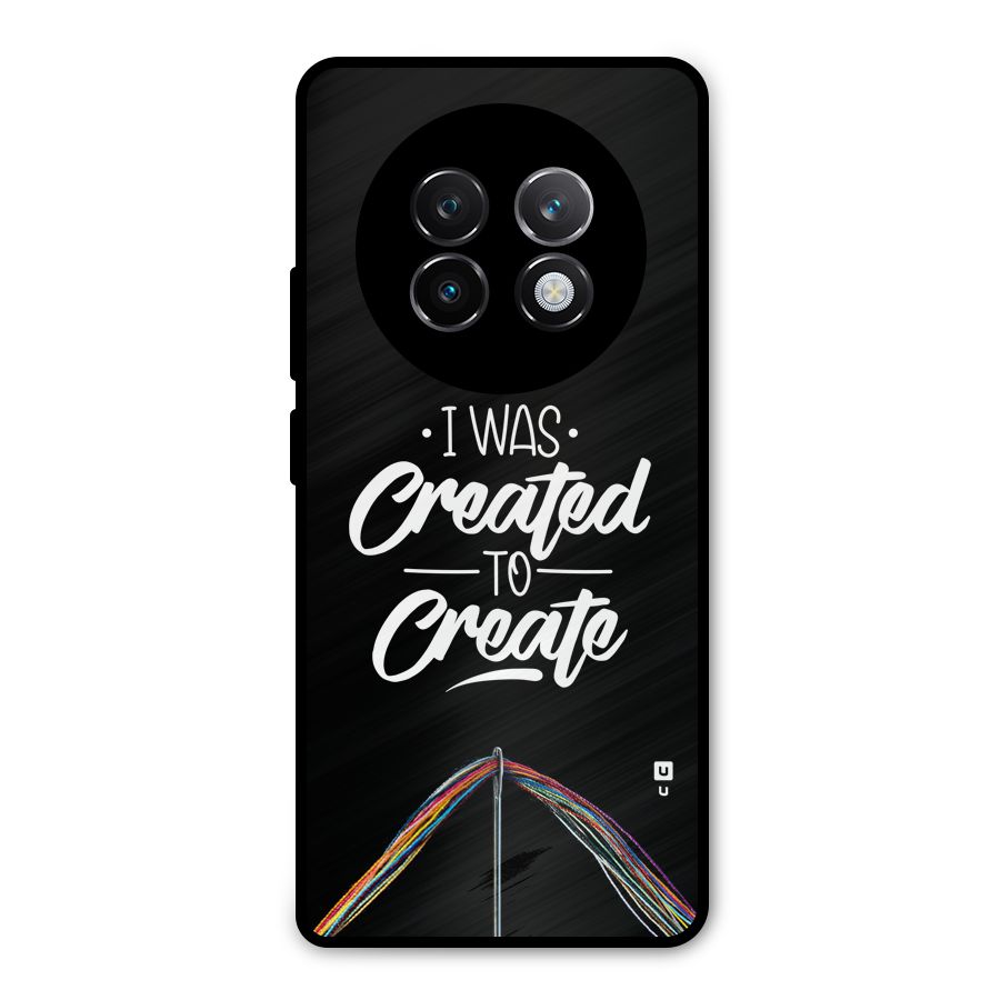 Created to Create Metal Back Case for Realme 13 Plus