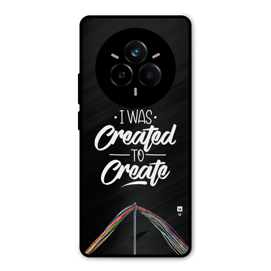 Created to Create Metal Back Case for Realme 14 Pro