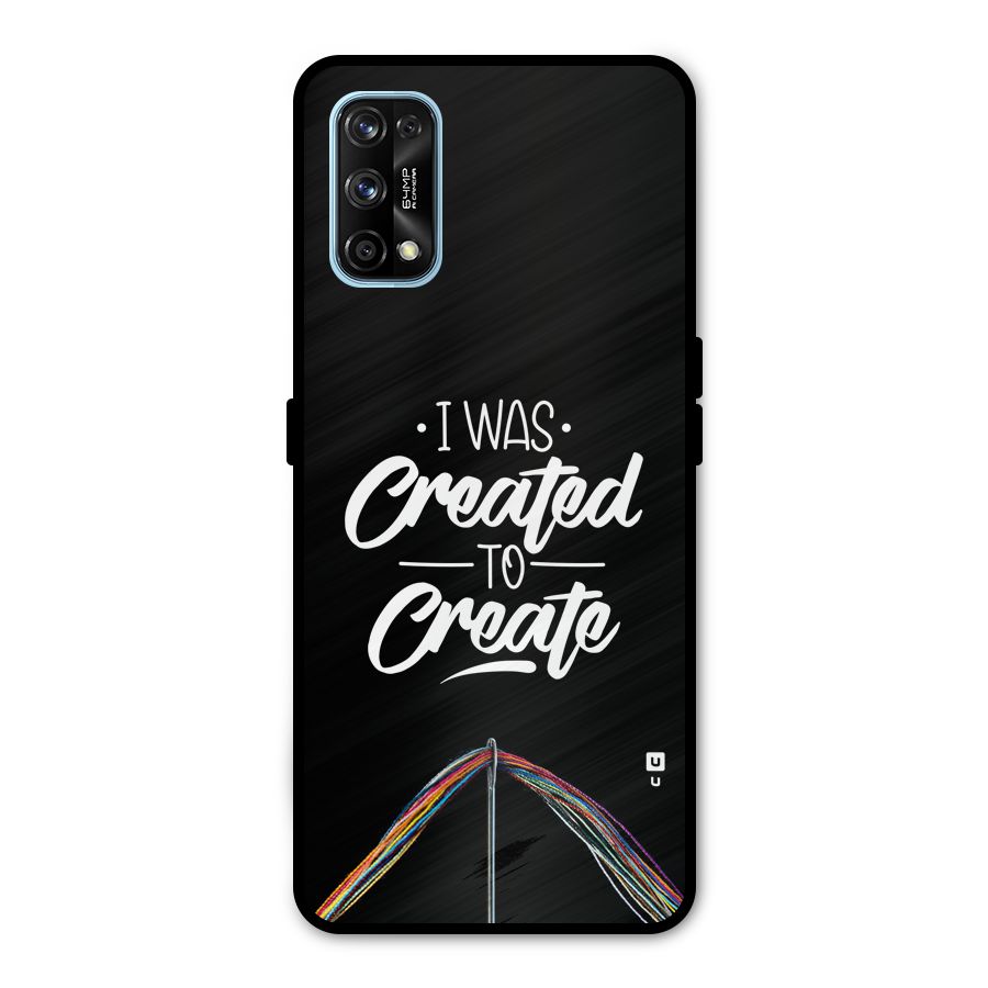 Created to Create Metal Back Case for Realme 7 Pro
