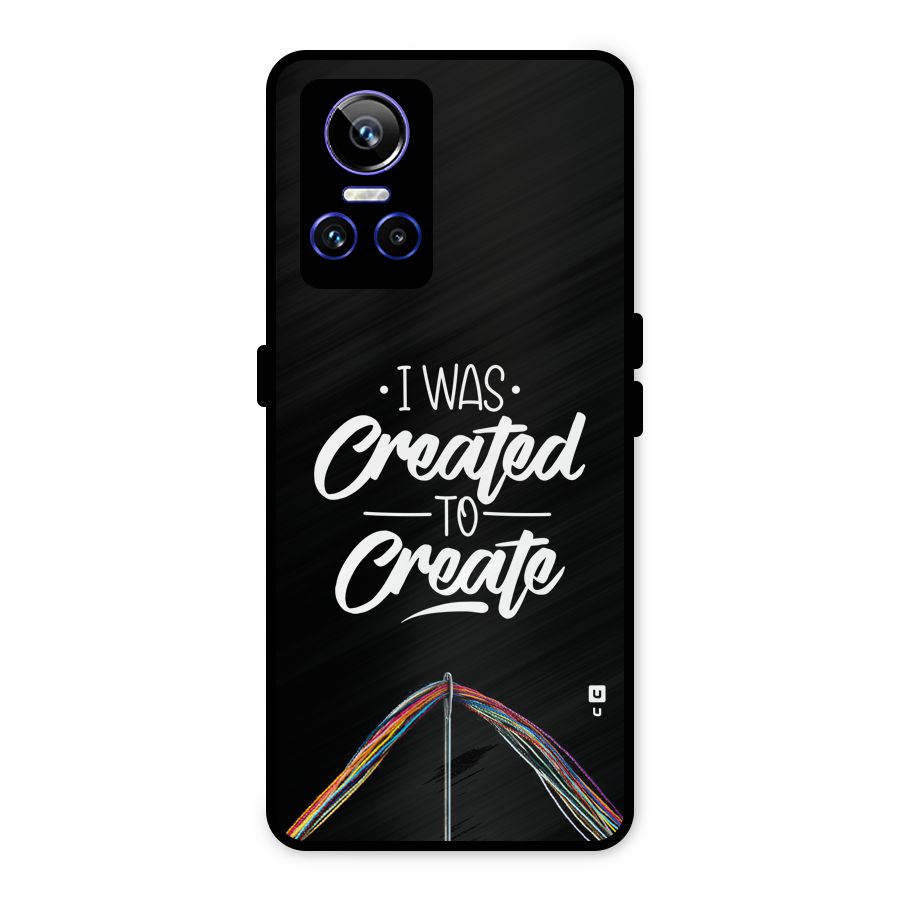 Created to Create Metal Back Case for Realme GT Neo 3