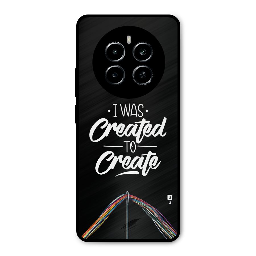 Created to Create Metal Back Case for Realme P1