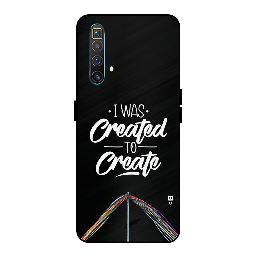 Created to Create Metal Back Case for Realme X3