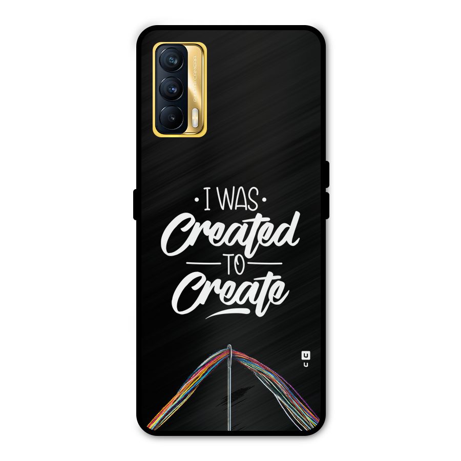 Created to Create Metal Back Case for Realme X7