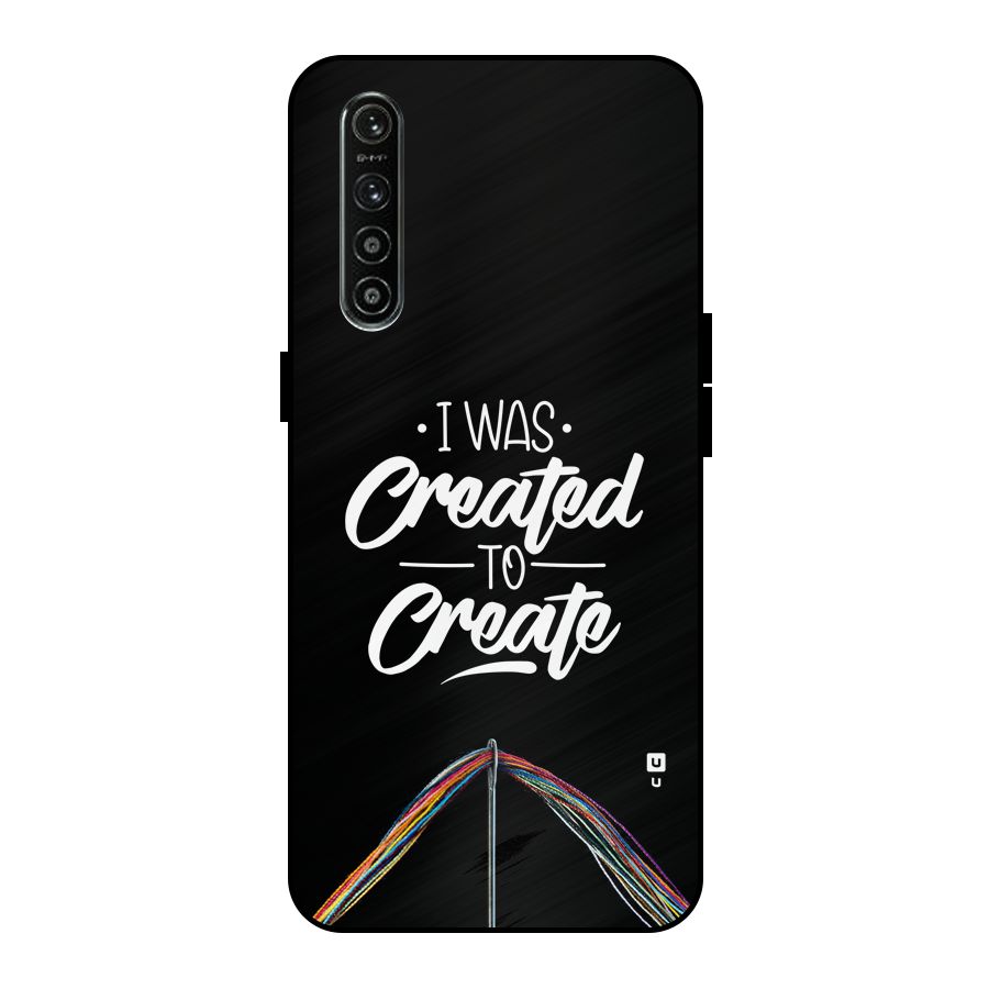 Created to Create Metal Back Case for Realme XT