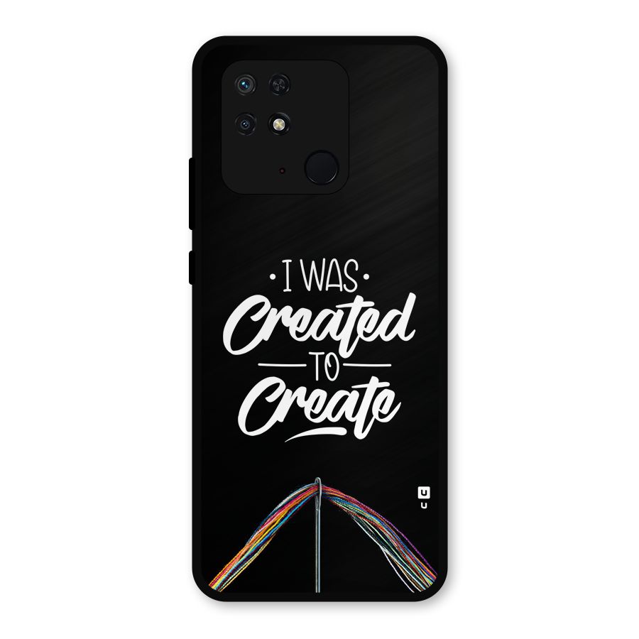 Created to Create Metal Back Case for Redmi 10 Power