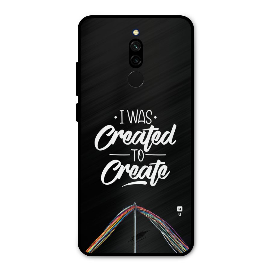 Created to Create Metal Back Case for Redmi 8