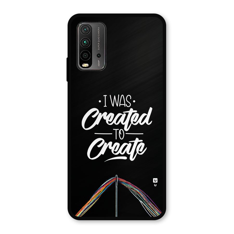 Created to Create Metal Back Case for Redmi 9 Power