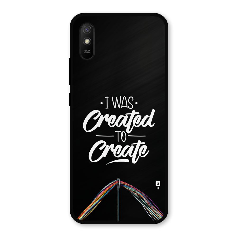 Created to Create Metal Back Case for Redmi 9a
