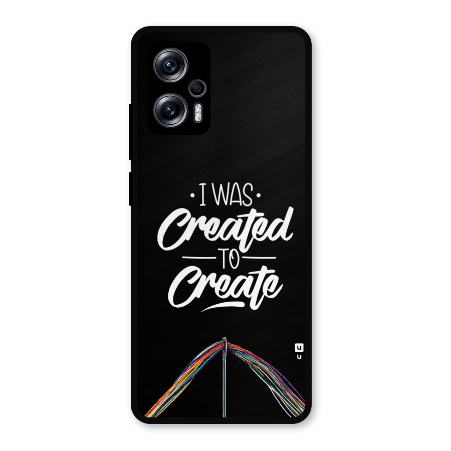 Created to Create Metal Back Case for Redmi K50i