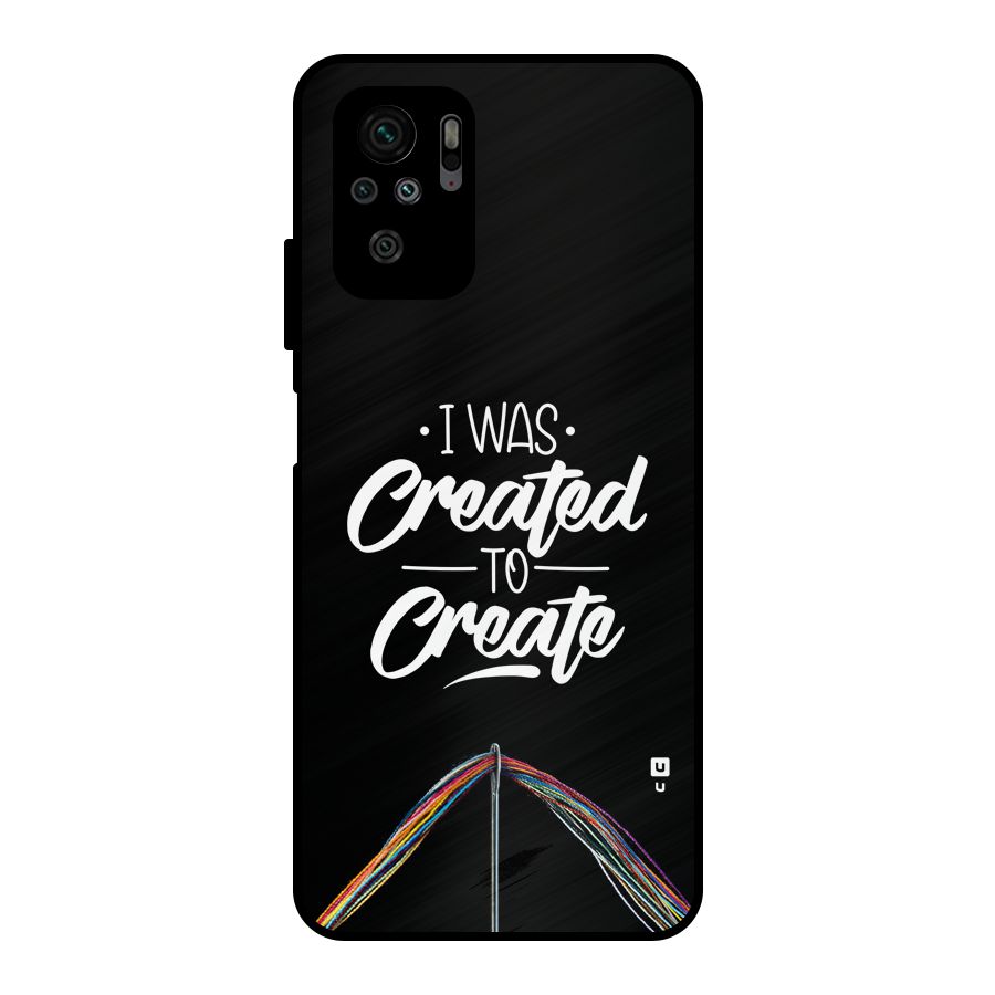 Created to Create Metal Back Case for Redmi Note 11 SE