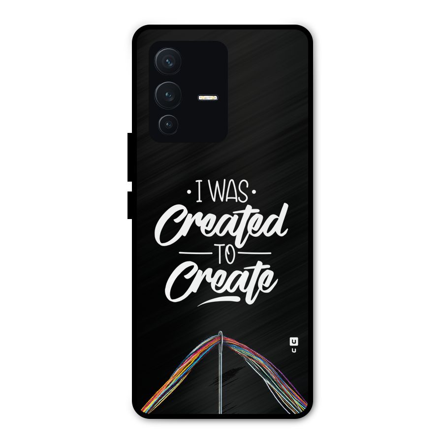 Created to Create Metal Back Case for Vivo V23 Pro