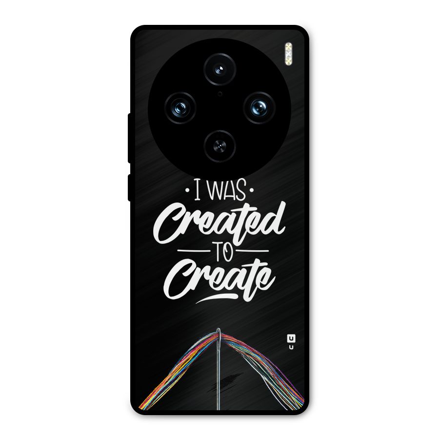 Created to Create Metal Back Case for Vivo X100 Pro