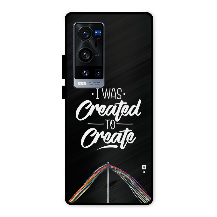Created to Create Metal Back Case for Vivo X60 Pro Plus