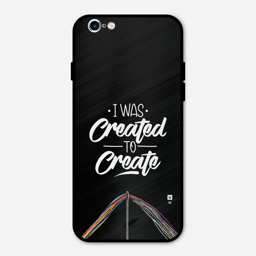 Created to Create Metal Back Case for iPhone 6 6s