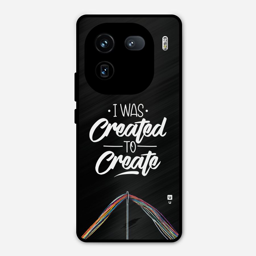 Created to Create Metal Back Case for iQOO 12