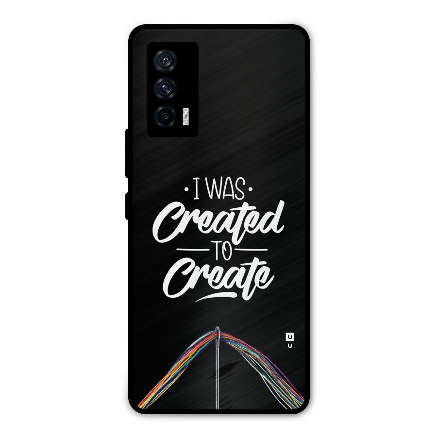 Created to Create Metal Back Case for iQOO 7 5G