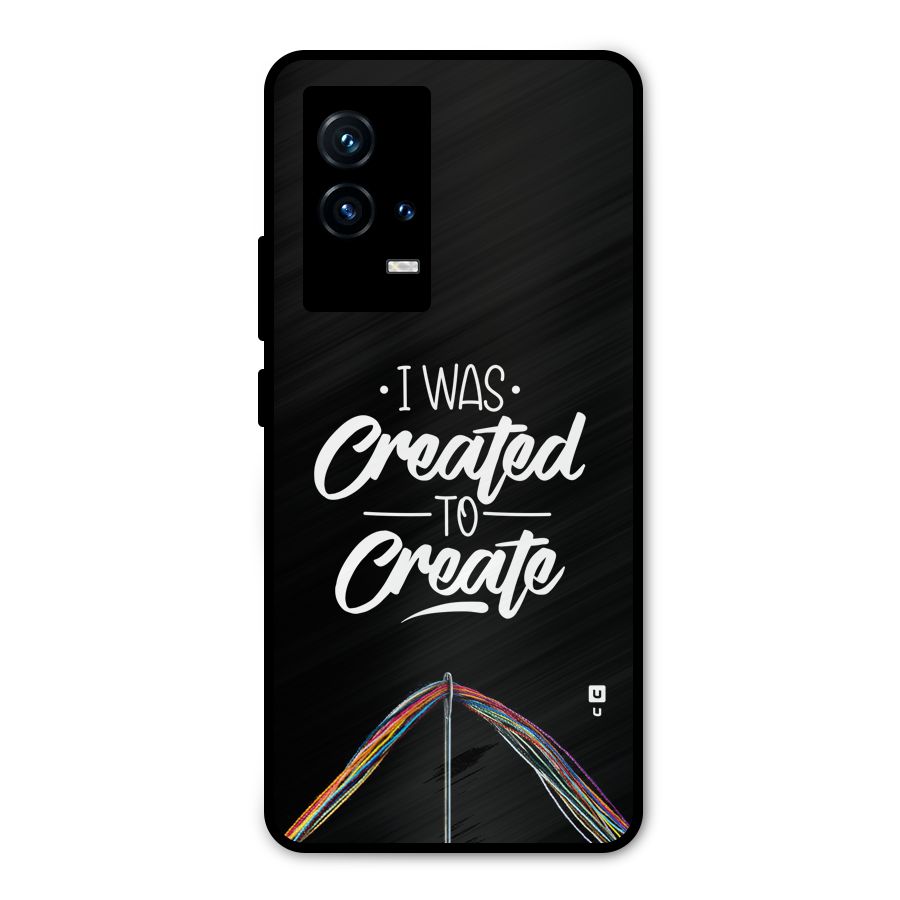 Created to Create Metal Back Case for iQOO 9 5G