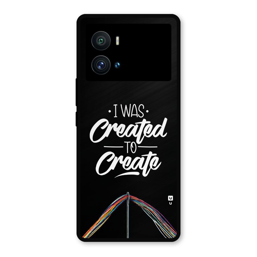 Created to Create Metal Back Case for iQOO 9 Pro