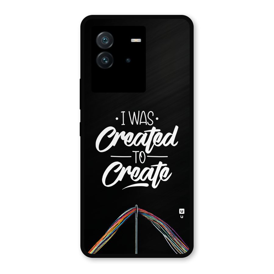 Created to Create Metal Back Case for iQOO Neo 6 5G