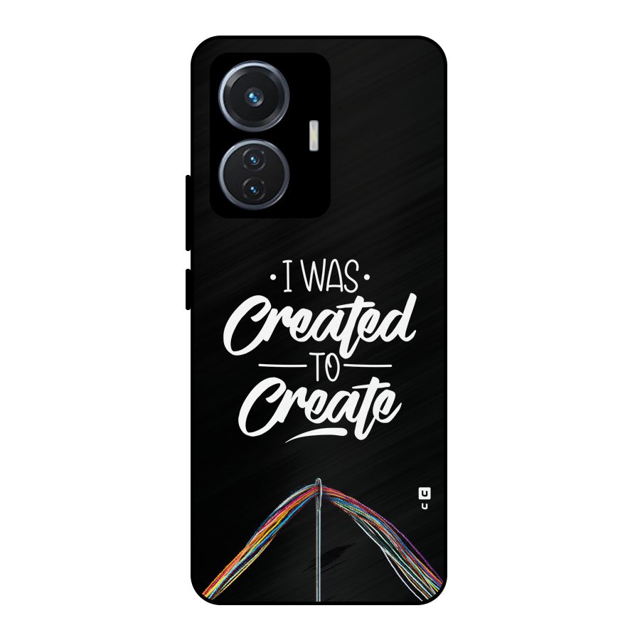 Created to Create Metal Back Case for iQOO Z6 44W