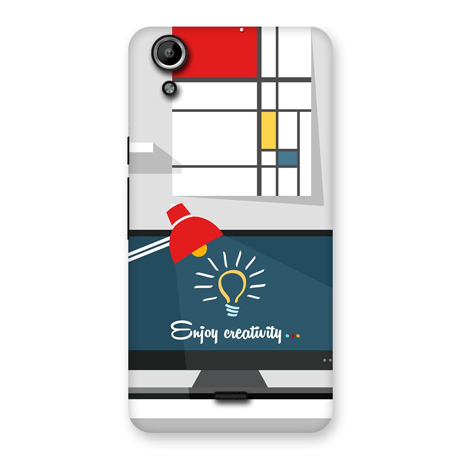 Creative Workspace Design Back Case for Micromax Canvas Selfie Lens Q345