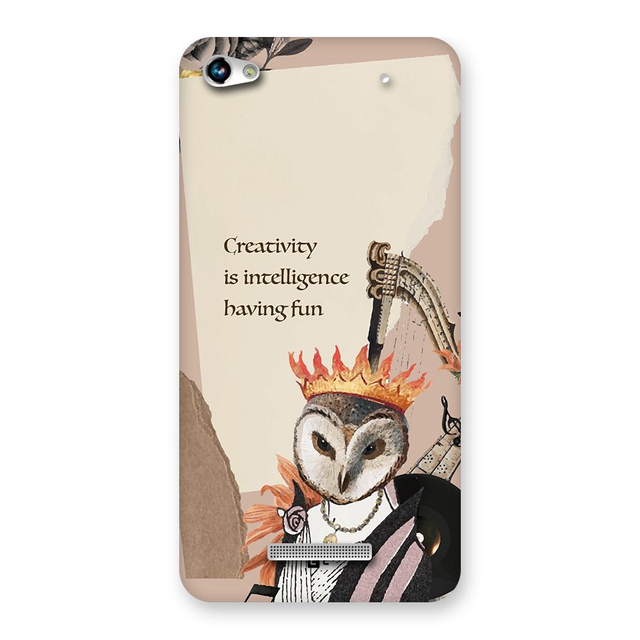 Creativity Intelligence Back Case for Canvas Hue 2 A316