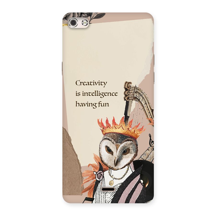 Creativity Intelligence Back Case for Canvas Silver 5