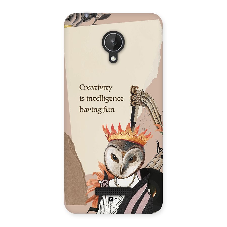 Creativity Intelligence Back Case for Canvas Spark Q380
