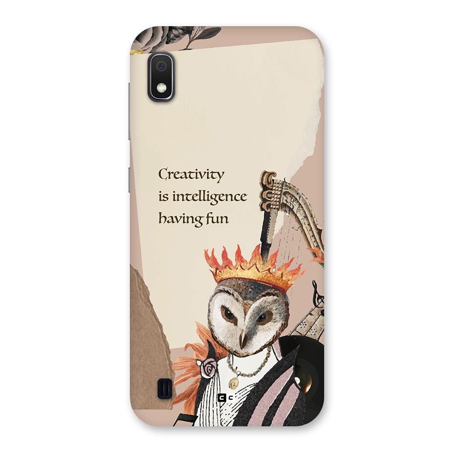 Creativity Intelligence Back Case for Galaxy A10