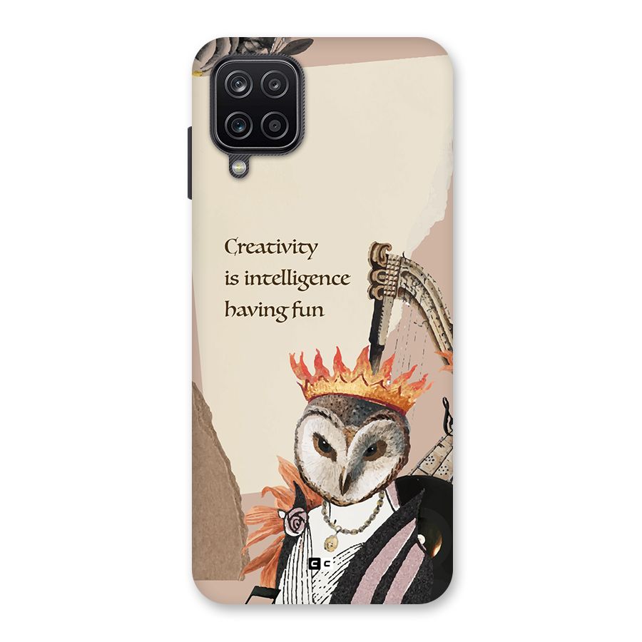 Creativity Intelligence Back Case for Galaxy A12