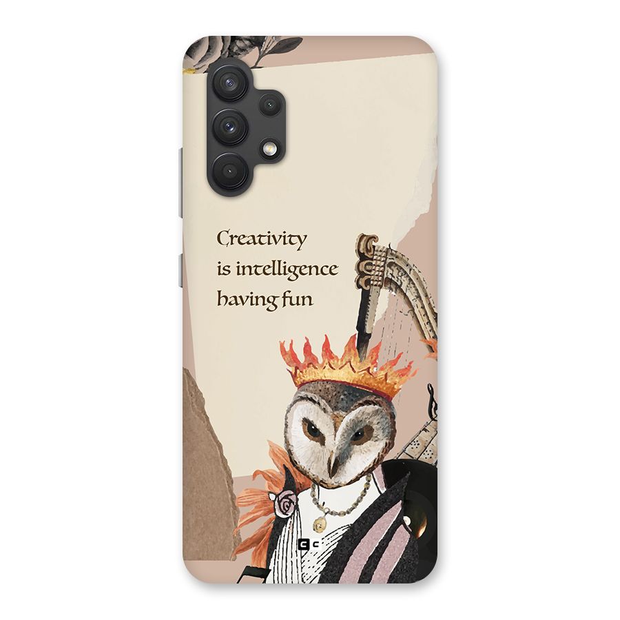 Creativity Intelligence Back Case for Galaxy A32