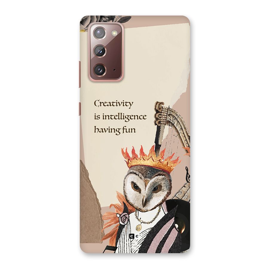 Creativity Intelligence Back Case for Galaxy Note 20