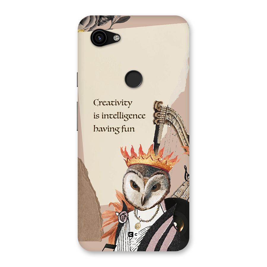 Creativity Intelligence Back Case for Google Pixel 3a XL
