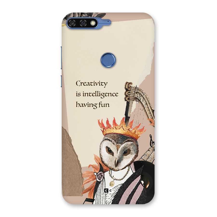 Creativity Intelligence Back Case for Honor 7C