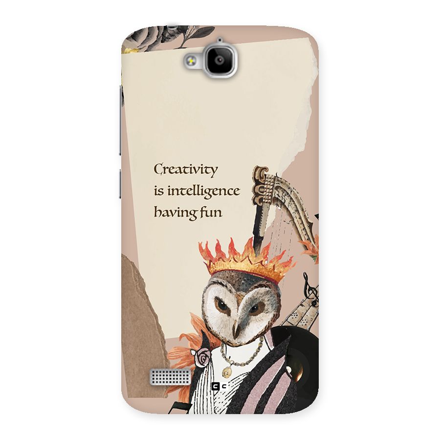 Creativity Intelligence Back Case for Honor Holly