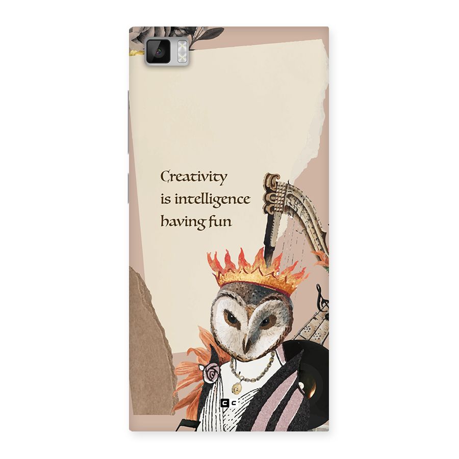 Creativity Intelligence Back Case for Mi3