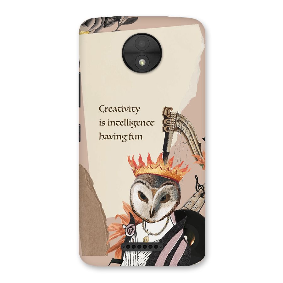 Creativity Intelligence Back Case for Moto C