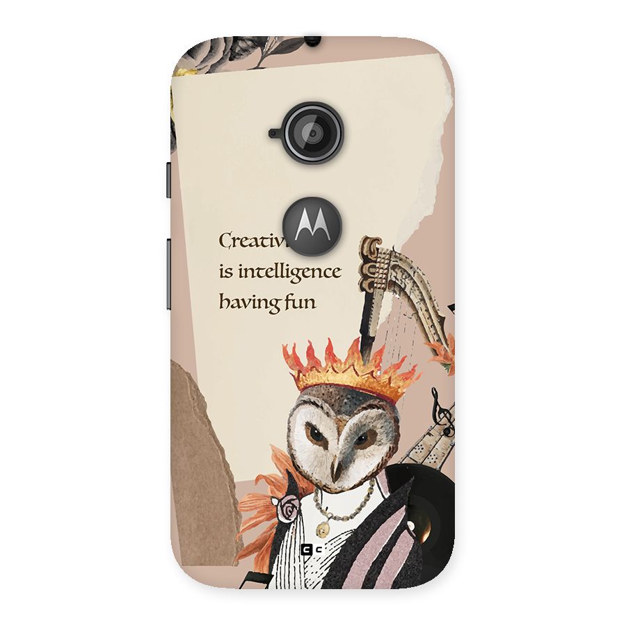Creativity Intelligence Back Case for Moto E 2nd Gen