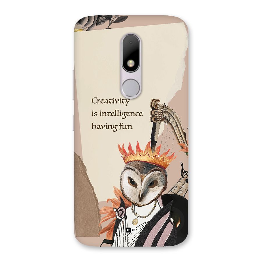 Creativity Intelligence Back Case for Moto M