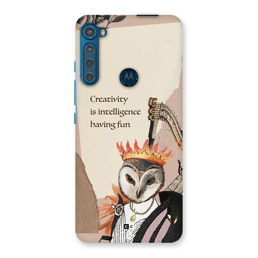 Creativity Intelligence Back Case for Motorola One Fusion Plus