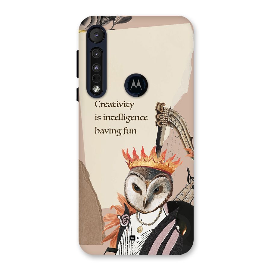 Creativity Intelligence Back Case for Motorola One Macro
