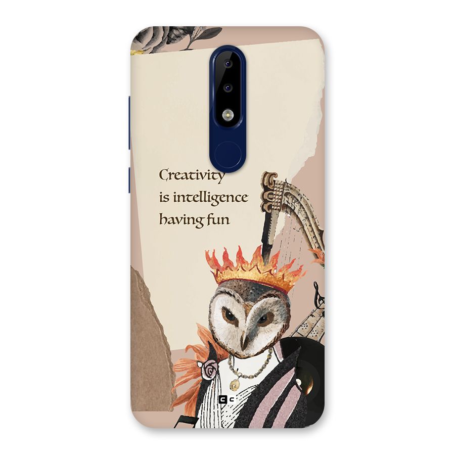 Creativity Intelligence Back Case for Nokia 5.1 Plus