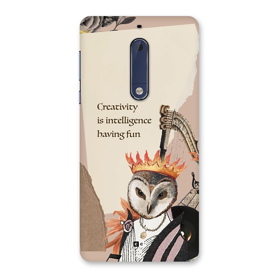 Creativity Intelligence Back Case for Nokia 5